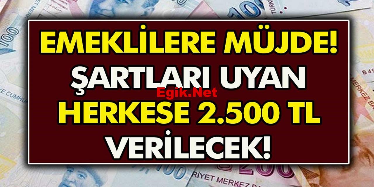 Emekli maaşı olan herkese 2.500 TL veriliyor! Bugün ödemeler başladı! Tüm ATM’lerden paralar alabilirsiniz!