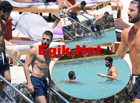 Kaan Yıldırım ile Kubilay Aka’nın Bodrum keyfi