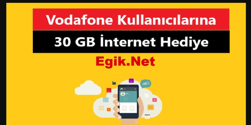 Vodafone hat sahiplerine büyük müjde duyuruldu! Hatlara 30 GB bedava internet tanımlanıyor! Hemen kontrol etmeyi unutmayın!