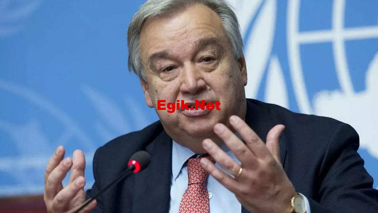 Guterres’ten Türkiye’ye teşekkür