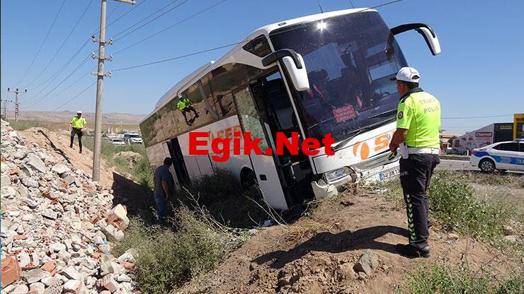 Yozgat’ta otobüs yoldan çıktı: 8 yolcu hastaneye kaldırıldı