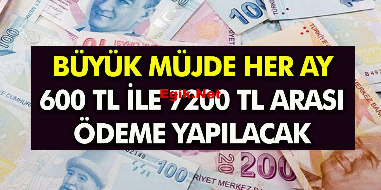 Aile Bakanlığı müjdeyi duyurdu! Her ay 600 TL ile 7.200 TL arasında ödeme yapılacak. Başvuruları hemen e-Devlet’ten yapın İşte şartlar!