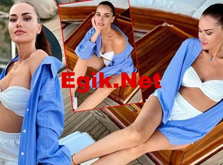 İkinci kez anne olmaya hazırlanan Fahriye Evcen’den hamilelik pozları