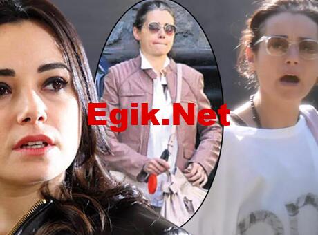 Özgü Namal’dan set ziyareti! Saçındaki beyazlar dikkat çekti