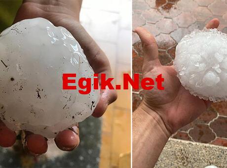 Tenis topu büyüklüğünde dolu yağdı: 1 bebek öldü, 29 yaralı!