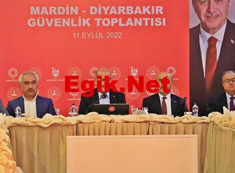 Bakan Soylu Mardin’de ‘İl Güvenlik Toplantısı’na katıldı