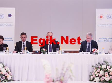 Çavuşoğlu ve Finlandiyalı mevkidaşı, BM Arabuluculuk Dostlar Grubu 12. Bakanlar Toplantısı’na ev sahipliği yaptı