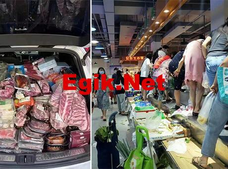 Çin’de yeni vakalar arttı, halk marketlere hücum etti