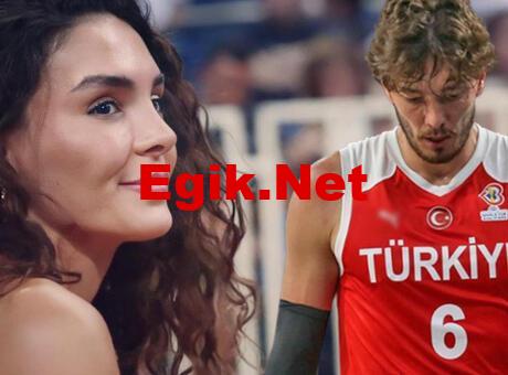 Ebru Şahin’den eşi Cedi Osman’a maç sonrası tebrik!