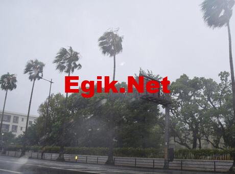 Nanmadol Tayfunu Japonya’da hayatı felç etti