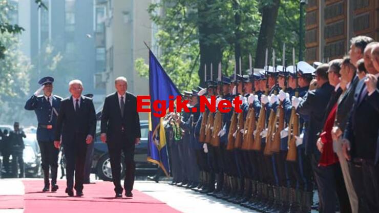 SON DAKİKA: Cumhurbaşkanı Erdoğan Bosna Hersek'te