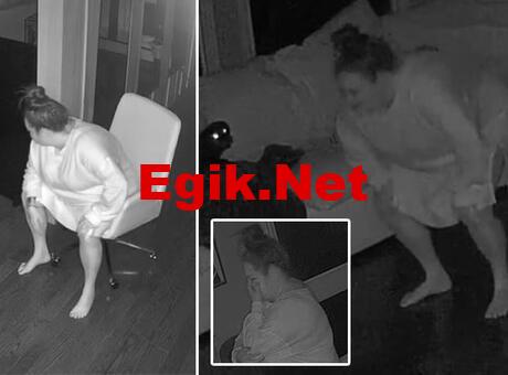 SON DAKİKA… Uyurgezer yazar kendini kameraya aldı! Görüntüler sarsıcı