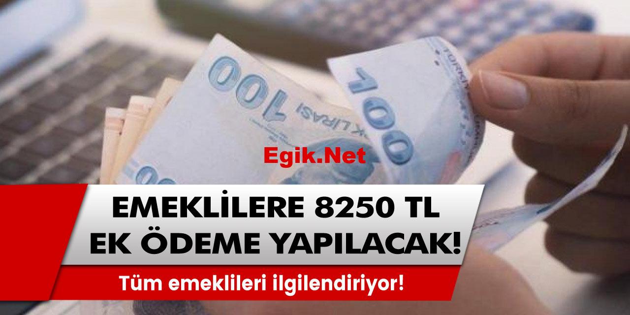 SSK BAĞ-KUR’lu Emekli maaşı olan herkese 8.250 TL para veriliyor! 3 gün içinde hesaplara yatırılacak!