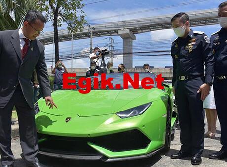 Tayland’da 26 kaçak lüks araca el konuldu