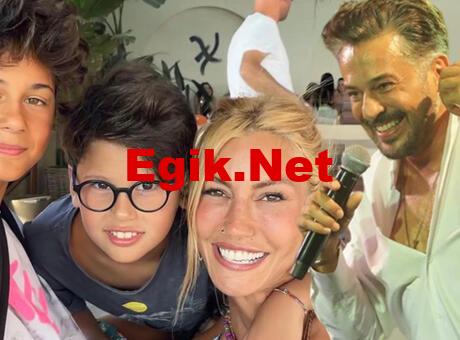 Çağla Şıkel ile Emre Altuğ, oğulları Kuzey’in doğum gününde bir arada