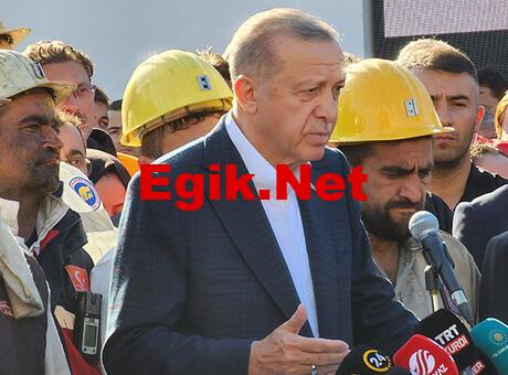 Cumhurbaşkanı Erdoğan facia bölgesinde! ‘Madendeki son işçimize de ulaştık’