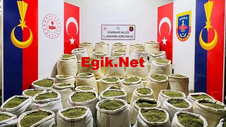 Diyarbakır'da 3 ton 470 kilo esrar ele geçirildi
