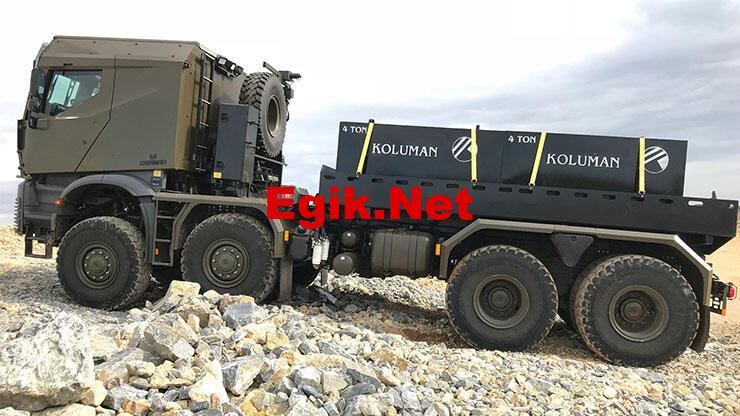 Lojistik destek aracı 'Derman' TSK'ya güç katacak