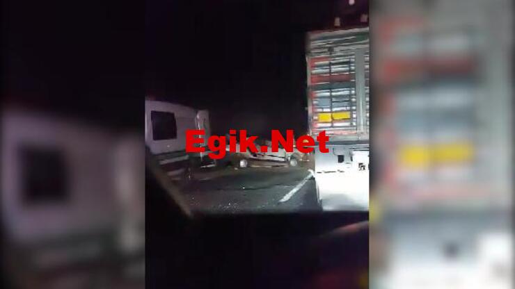 Suruç'ta pamuk yüklü kamyon ile otomobil çarpıştı: 1 ölü, 4 yaralı