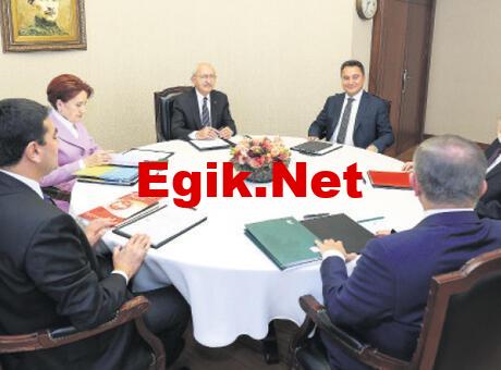 Altılı masada aday için ‘özel ekip’