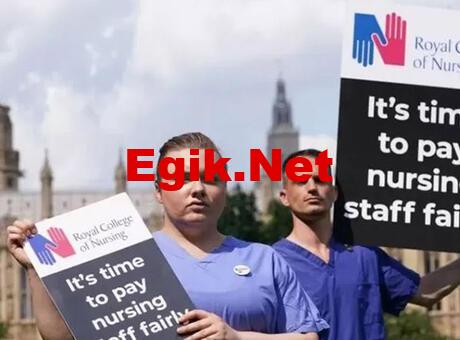 Birleşik Krallık’ta hemşireler ilk kez ülke çapında greve gidiyor!