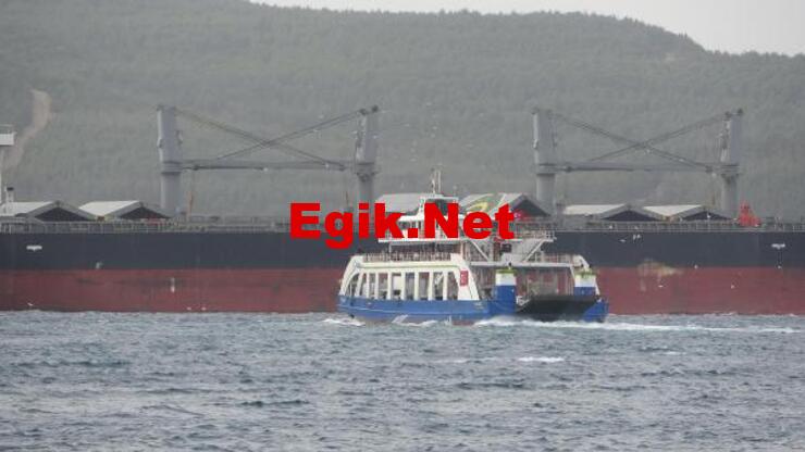 Bozcaada feribot seferlerine 'olumsuz hava' engeli