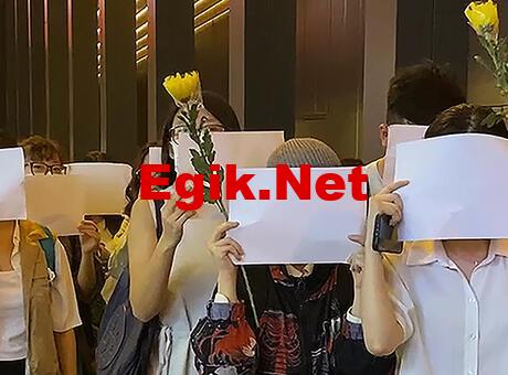 Çin’de Covid protestoları: Boş bir kağıt parçası neden eylemlerin sembolü haline geldi?