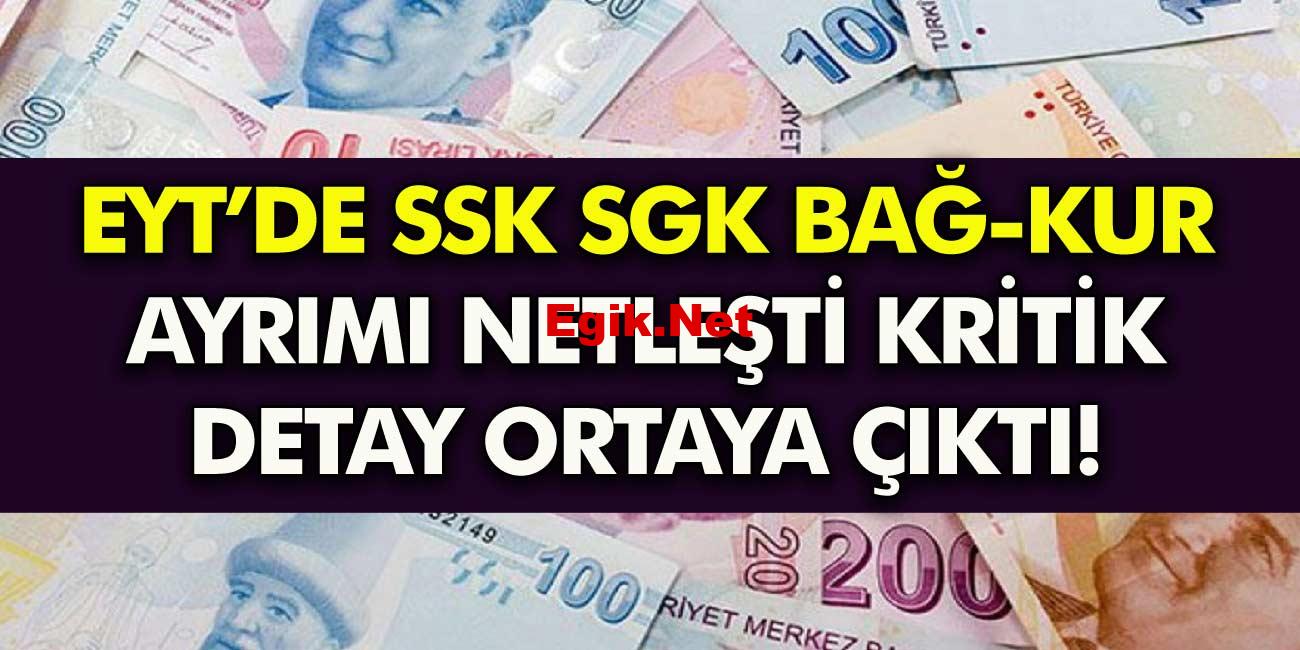 EYT’de SGK, SSK ve Bağ-Kur ayrımı kesinleşti! Prim ve gün sayısıları içinse Kritik detay ortaya çıktı!…