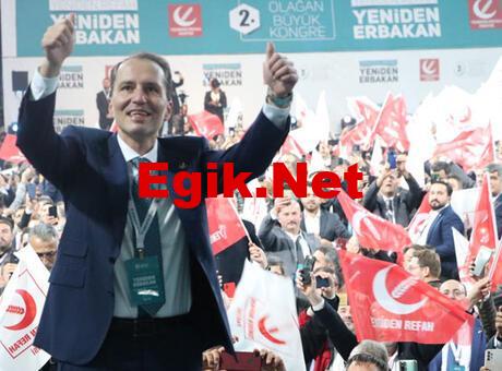Fatih Erbakan, tekrar Yeniden Refah Partisi Genel Başkanı seçildi