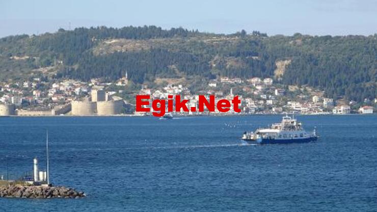 Gökçeada ve Bozcaada feribot seferlerine 'olumsuz hava' engeli