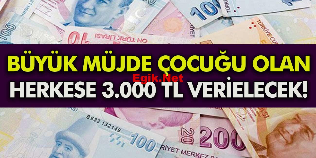 Milyonlarca kişiye aile Bakanı büyük müjdeyi duyurdu çocuğu olan herkese para veriliyor! Tam 300 bin TL ödeme yapılacak!