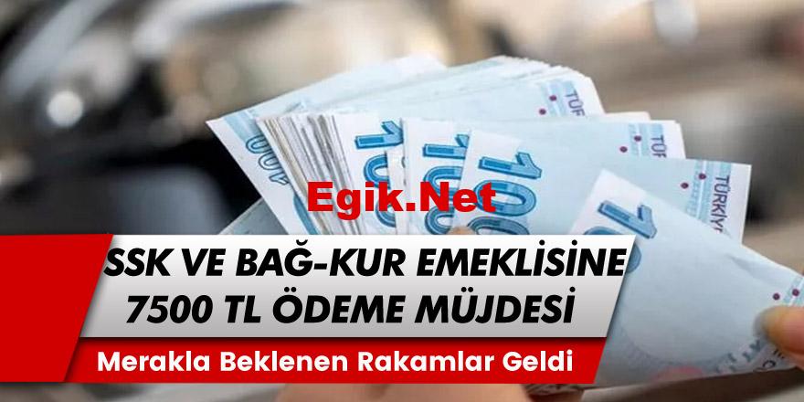SK, Bağ-Kur ve bütün emeklileri ilgilendiriyor! Büyük jest, Tam 7 bin 500 TL ödenecek