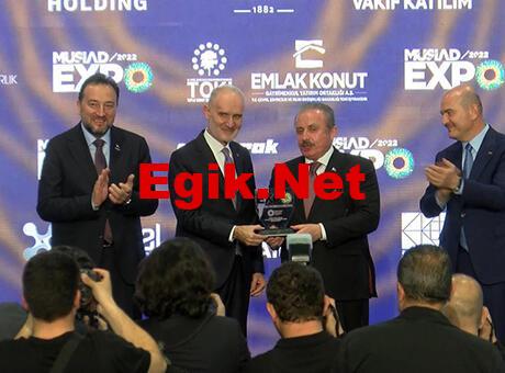 TBMM Başkanı Şentop ile Bakan Soylu MÜSİAD EXPO Gala Yemeği’ne katıldı