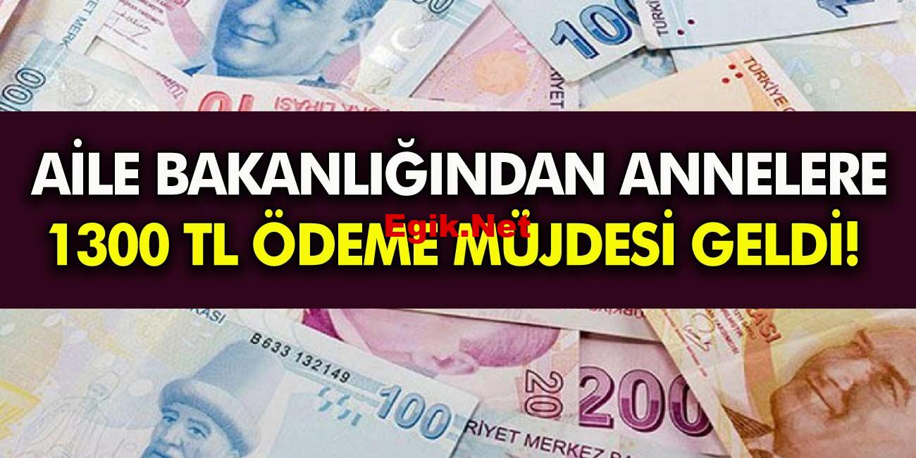 Acele eden parasını alır! Aile Bakanlığı’ndan Çocuğu olan ailelere müjdeli haber! 1.300 TL’ye kadar ATM’den çekiliyor!