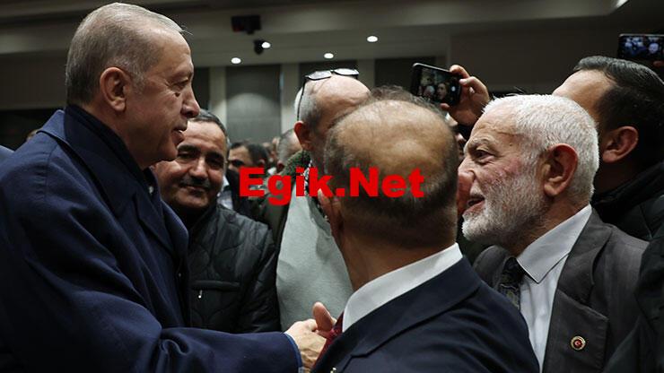 Erdoğan, İstanbul'da minibüs odaları başkanları ve şoförler ile buluştu