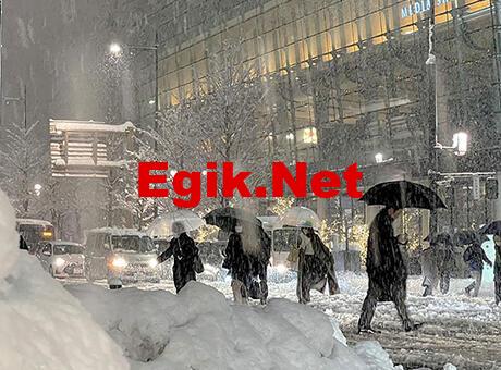 Japonya’yı etkili olan yoğun kar yağışında can kaybı 8’e yükseldi