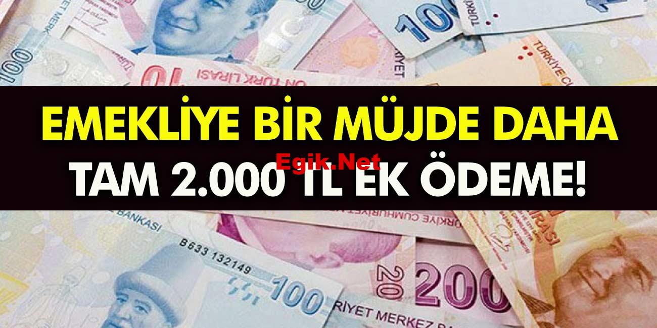 Emekli ve memurların gözünden kaçan detay! Emekliye zam haberinden sonra bir müjde daha tam 2 bin TL ek ödeme!