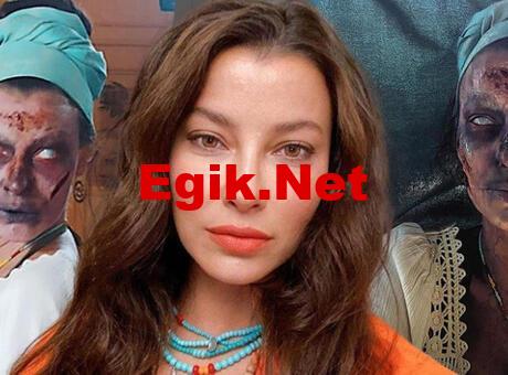 Müjde Uzman’a zombi makyajı yapıldı