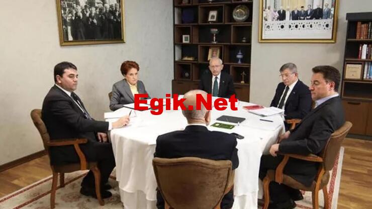 6’lı masa toplantısı ne zaman, saat kaçta? Millet ittifakı adayı kim olacak?