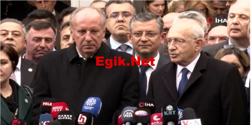 CHP lideri Kemal Kılıçdaroğlu ile Muharrem İnce görüştü: Millet İttifakı büyüyecek mi?