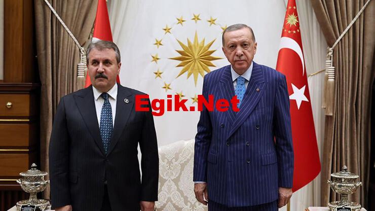 Cumhurbaşkanı Erdoğan, Mustafa Destici ile görüşecek