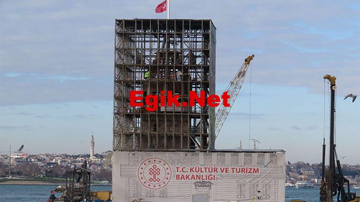Kız Kulesi restorasyonunda son durum