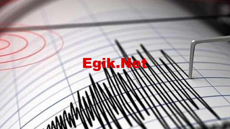 SON DAKİKA: Marmara açıklarında deprem!