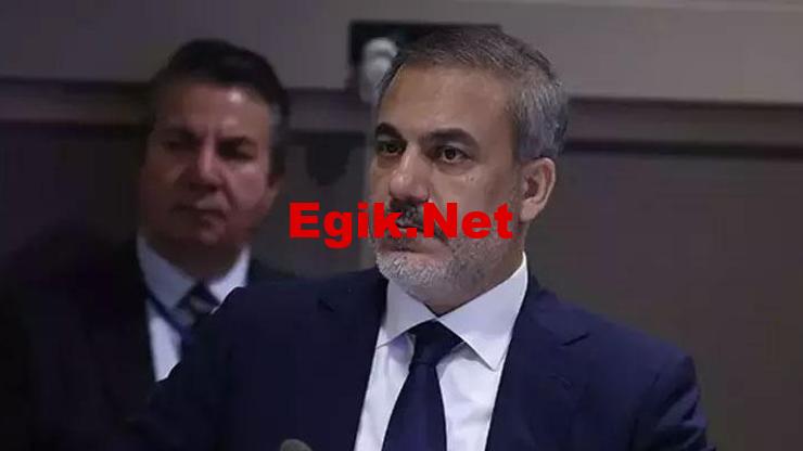 Bakan Fidan Mısır yolusu