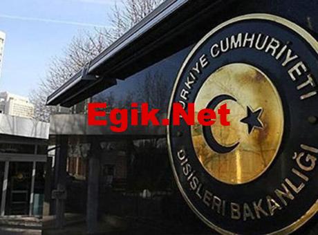 Dışişleri Bakanlığı’ndan tezkere açıklaması