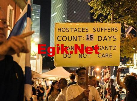 İsrail’de protesto: Çocuklarımızı eve getirin