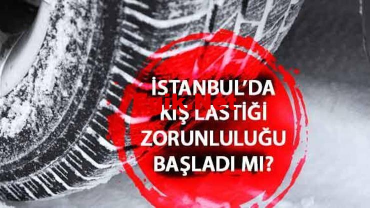 Açıklama geldi! Kış lastiği zorunluluğu başladı mı? İstanbul’da kış lastiği zorunluluğu ne zaman?
