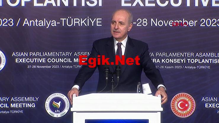 SON DAKİKA: Meclis Başkanı Numan Kurtulmuş: Netanyahu ve çetesi hesap vermeli