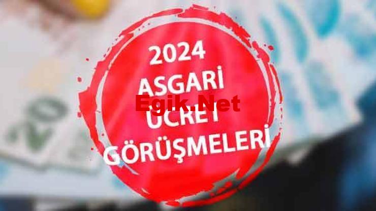 2024 Asgari Ücret Tespit Komisyonu toplantısı ne zaman? Asgari ücret 2024 zammı!