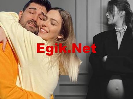 İkiz bebeklerine hamile olan Yasemin Şefkatli’den karnı burnunda poz